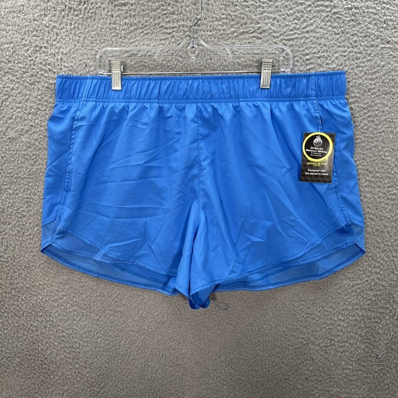 Athletic Works Pants - Athletic Works Shorts Womens 2XL XXL Blue Dri Works Lined Jogging Gym Athleisure